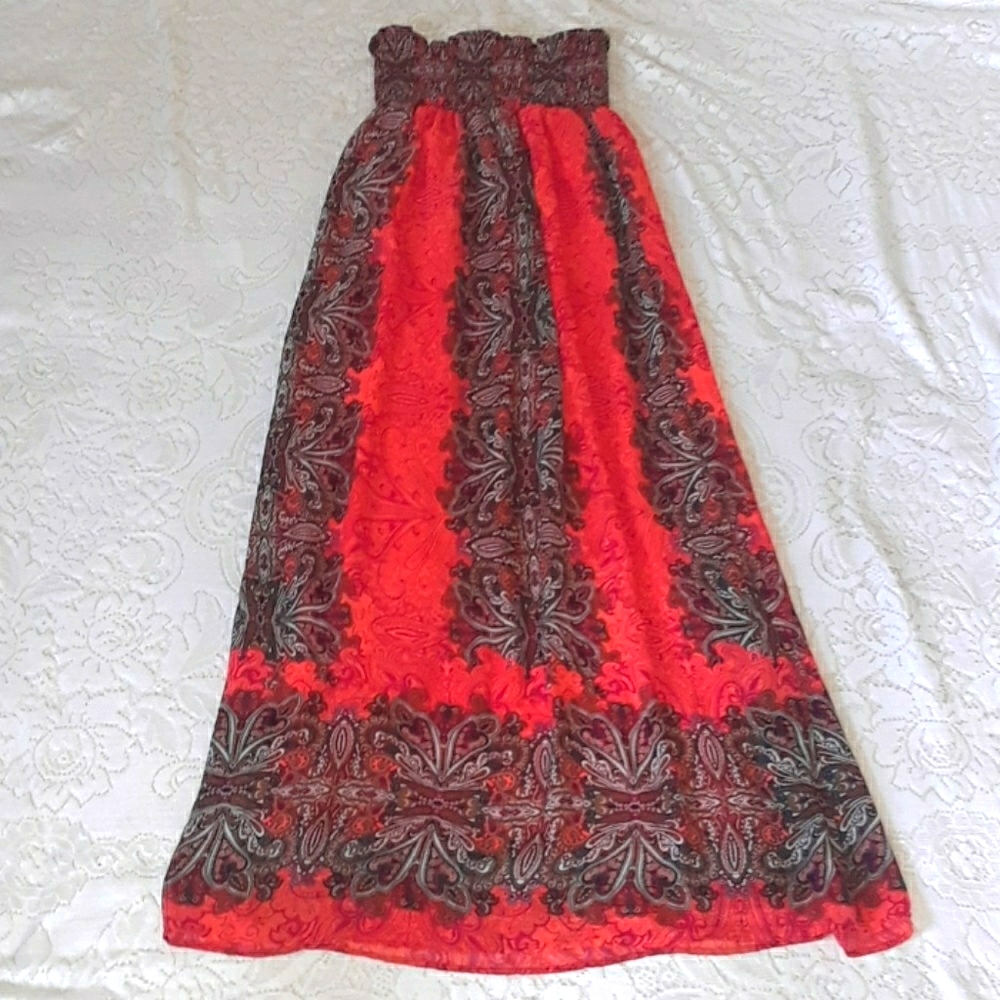 **Chiffon maxi rue21 dress Sz M